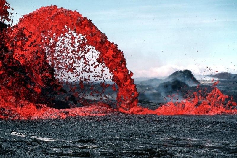 Volcano Lava Flow
